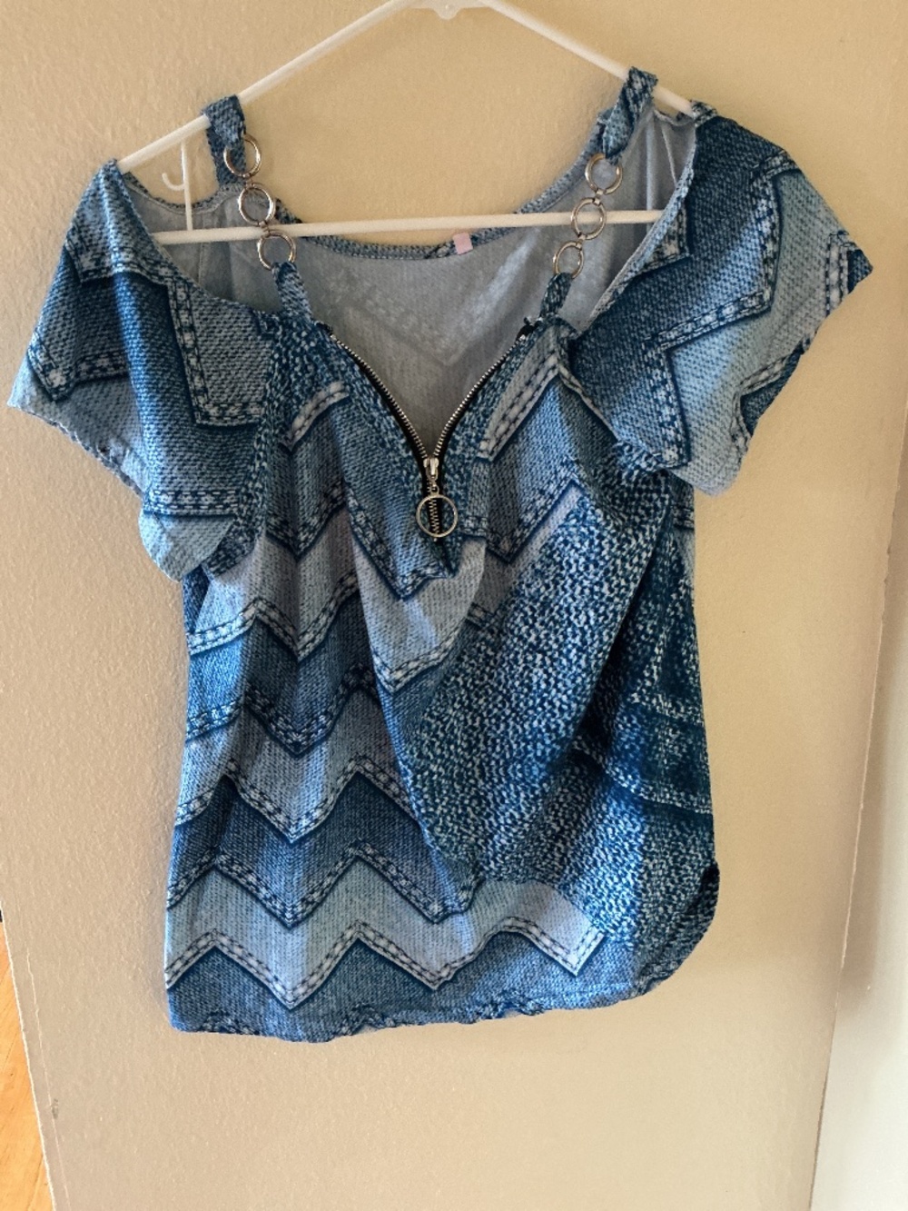 Unbranded Blue Summer Blouse